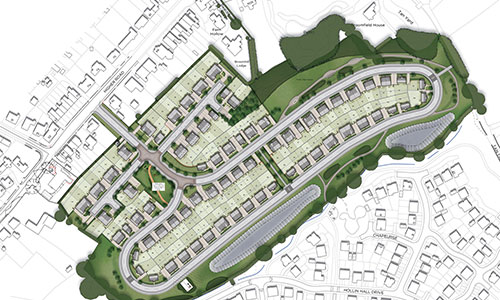 mixed-tenure houses and bungalows in Longridge